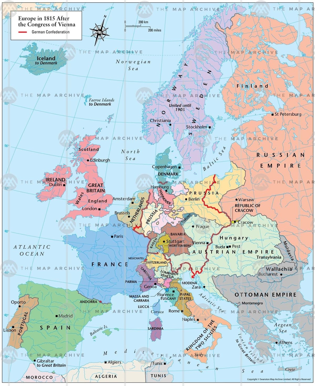 Vídeň, Rakousko mapa evropy