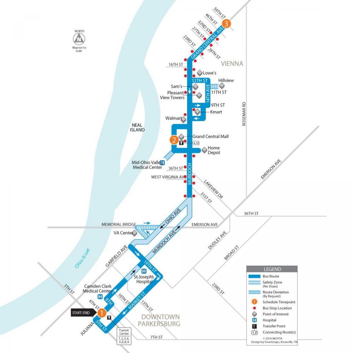 Vídeň autobusových linek mapě