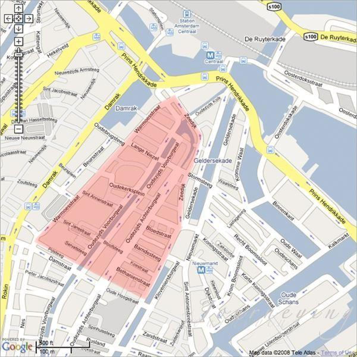 Mapa Vídně red light district