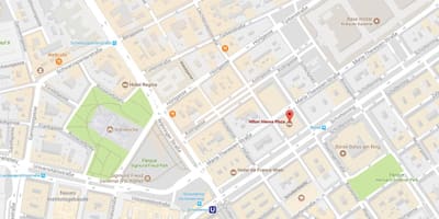 Mapa hilton Vienna