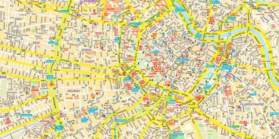 Vídeň vnitřní město, mapa