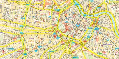 Vídeň vnitřní město, mapa