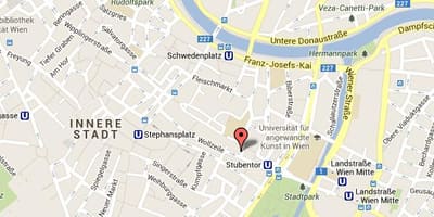 Mapa stephansplatz Vídeň mapě