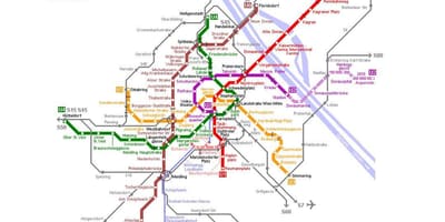 Mapa u1 Vídeň