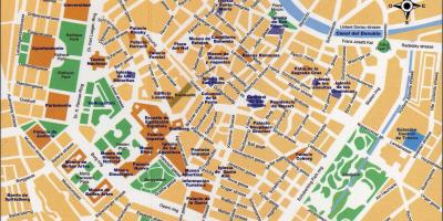 Mapa street střední Vídeň