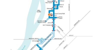 Vídeň Rakousko bus mapa
