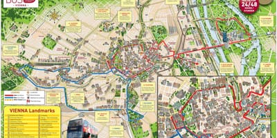 Velké autobusové zájezdy Vídeň mapě