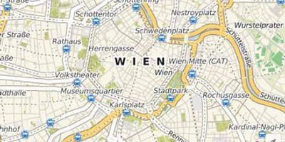 Vídeň mapa app