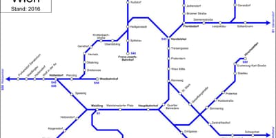 Mapa Vídně s7
