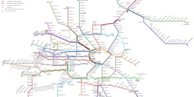 Vídeň tramvajová linka d mapa