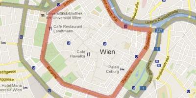 Vídeň 7. okresní mapě
