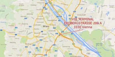 Mapa Vídně erdbergu