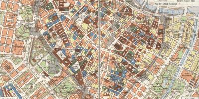 Vídeňské staré město mapa