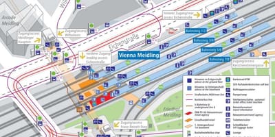 Wien meidling nádraží mapě