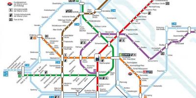 Wien mapa metra